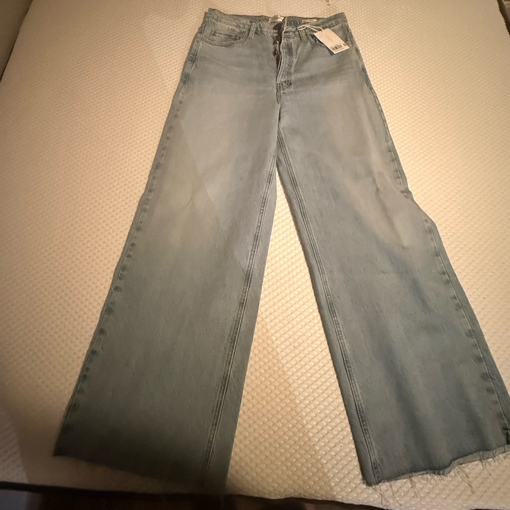 Frame Denim Light Blue Flare Jeans